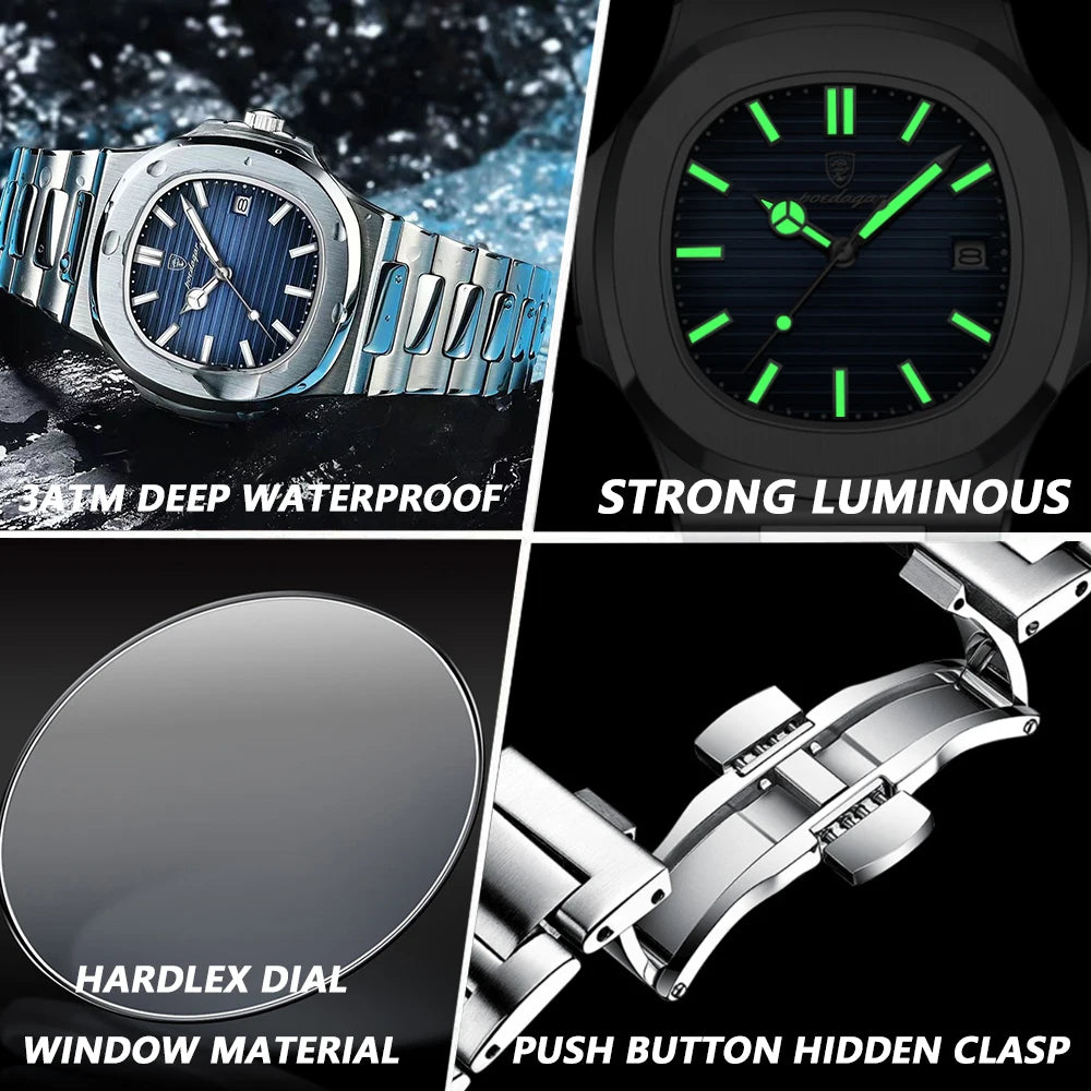 POEDAGAR Nautilus Luxury Watch SPL