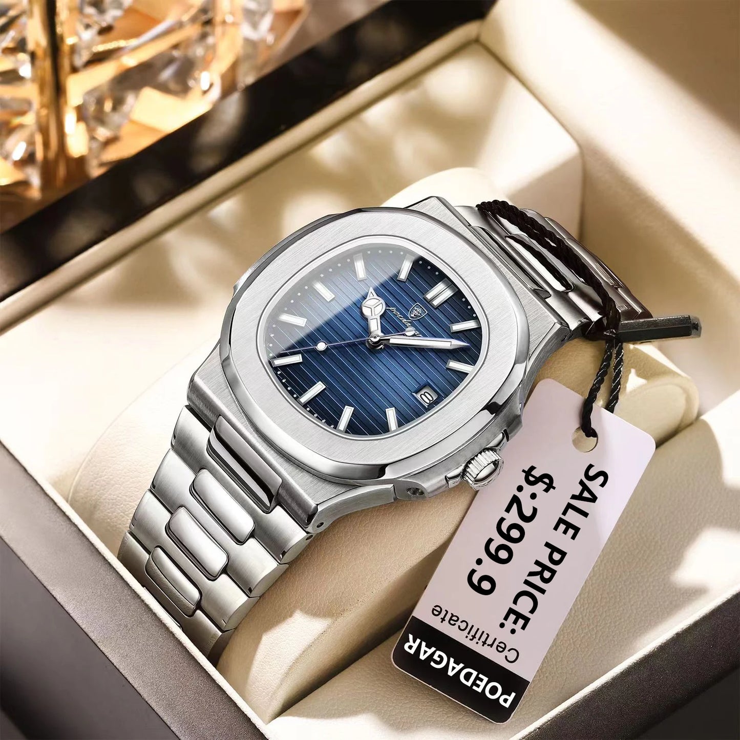 POEDAGAR Nautilus Luxury Watch SPL