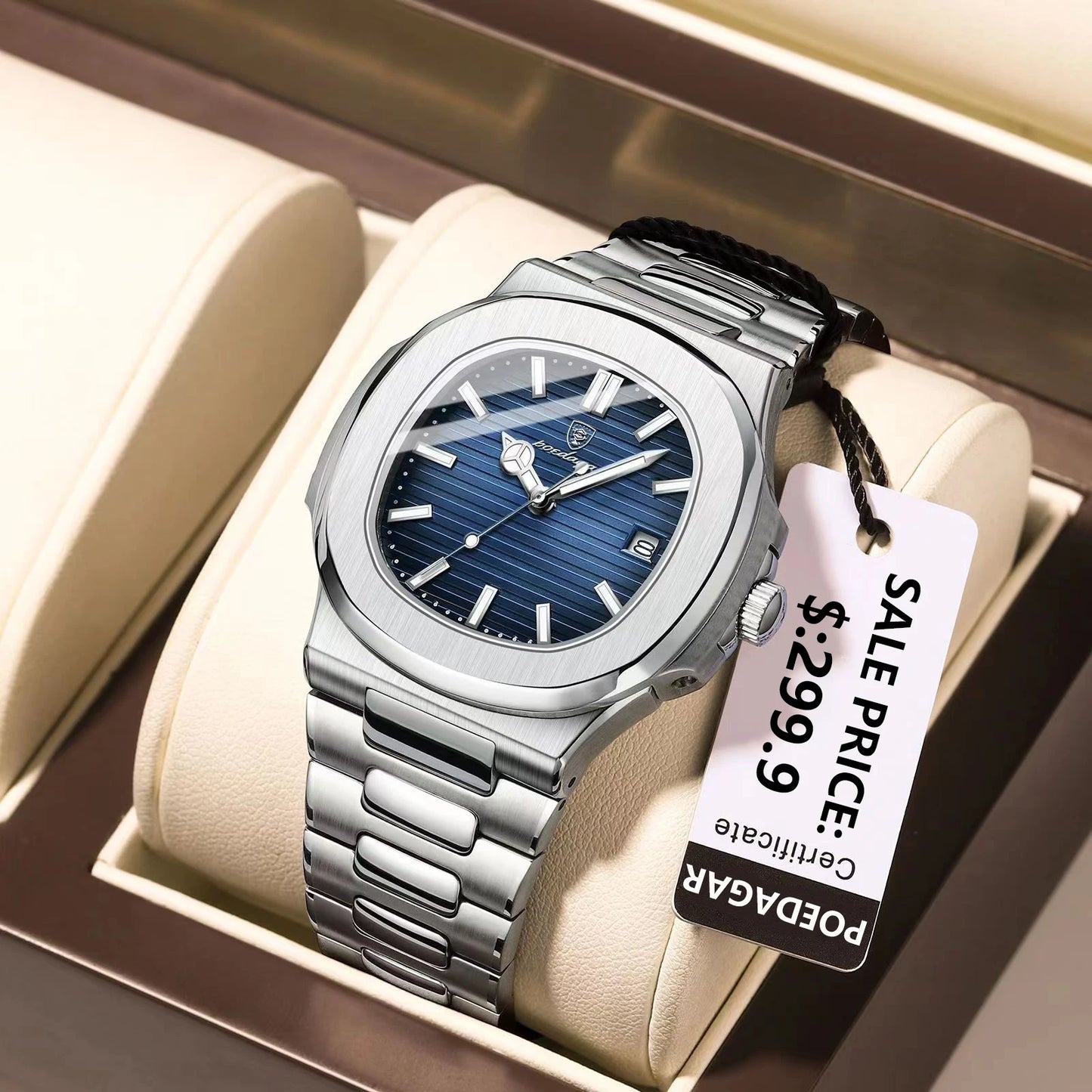 POEDAGAR Nautilus Luxury Watch SPL